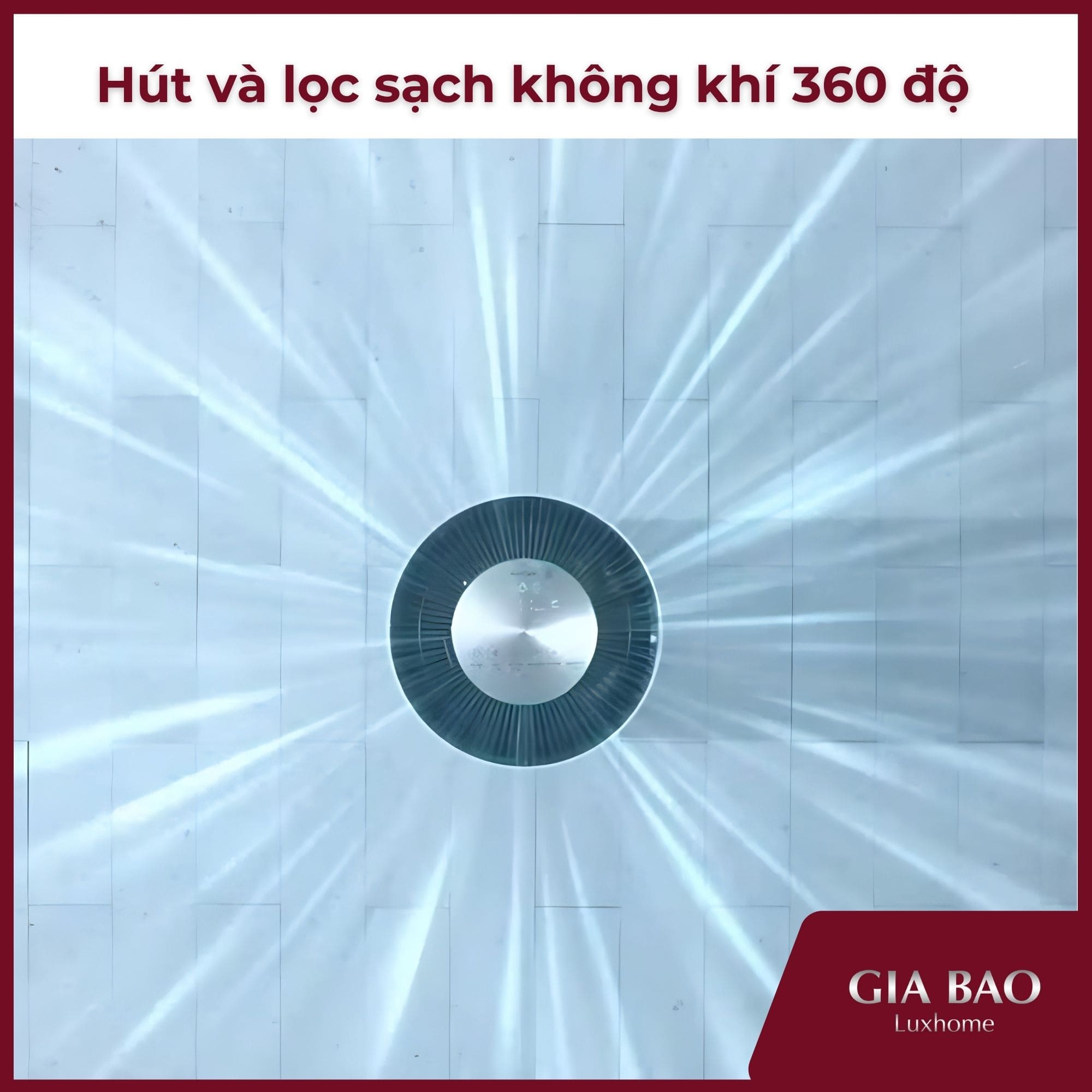 Máy lọc không khí LG AS65GDWH0 lọc không khí 360 độ