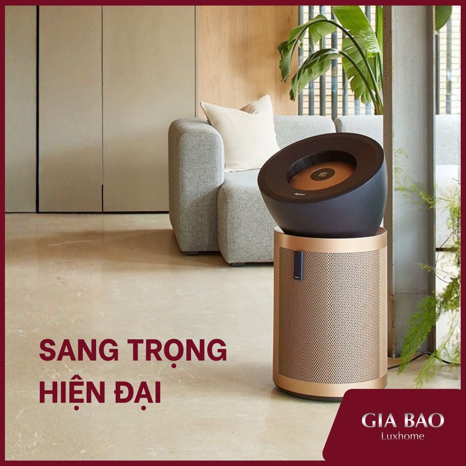Máy lọc Dyson BP04 với thiết kế sang trọng, hiện đại