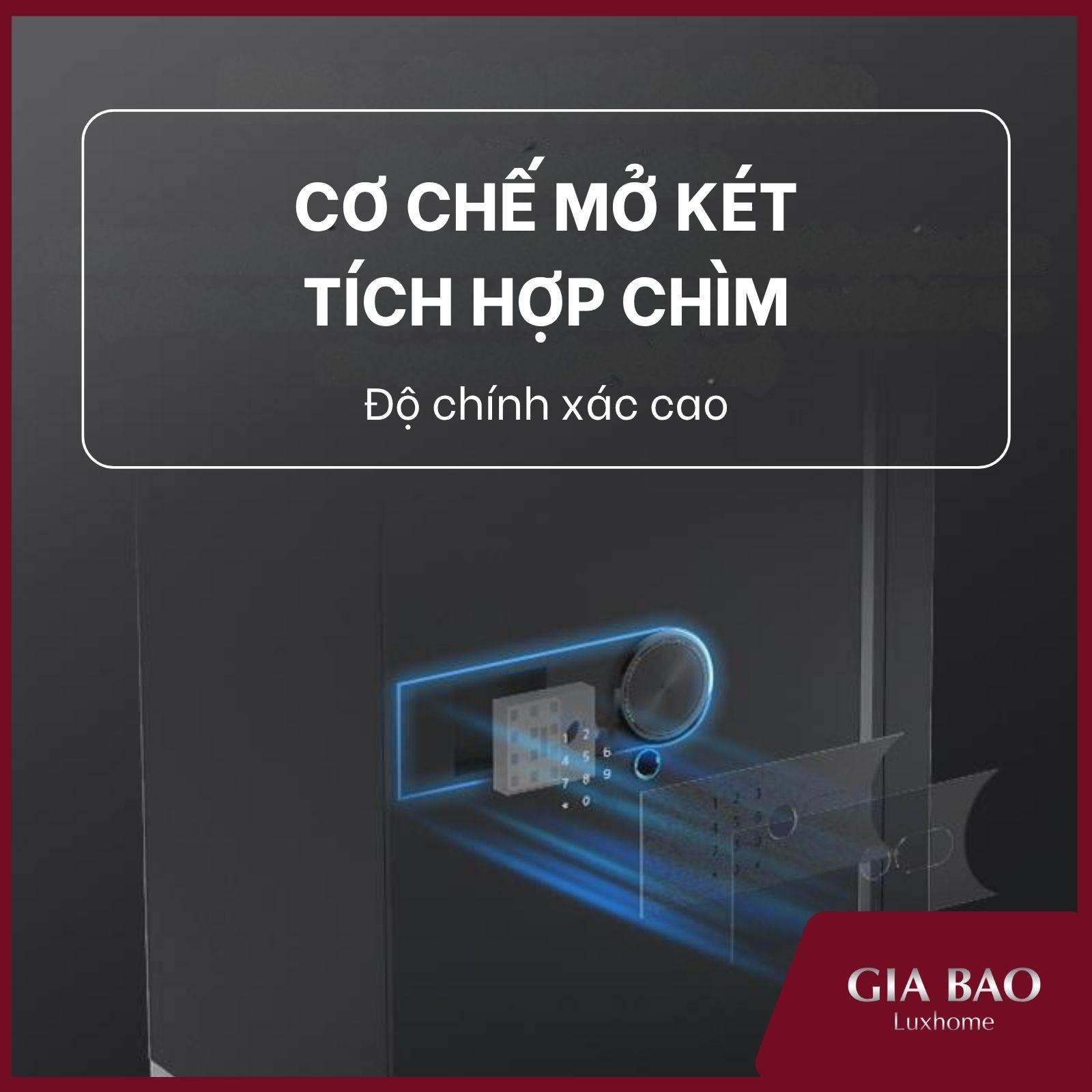 Bảng điều khiển số cảm ứng ẩn thông minh