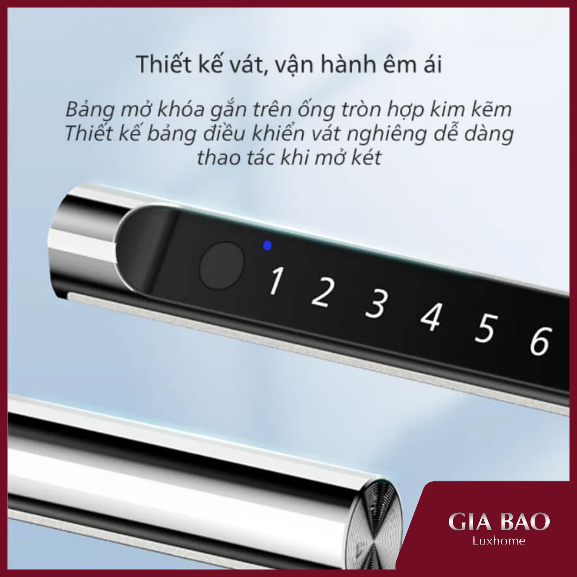 Két vân tay Philips SBX102 có bảng điều khiển cao cấp
