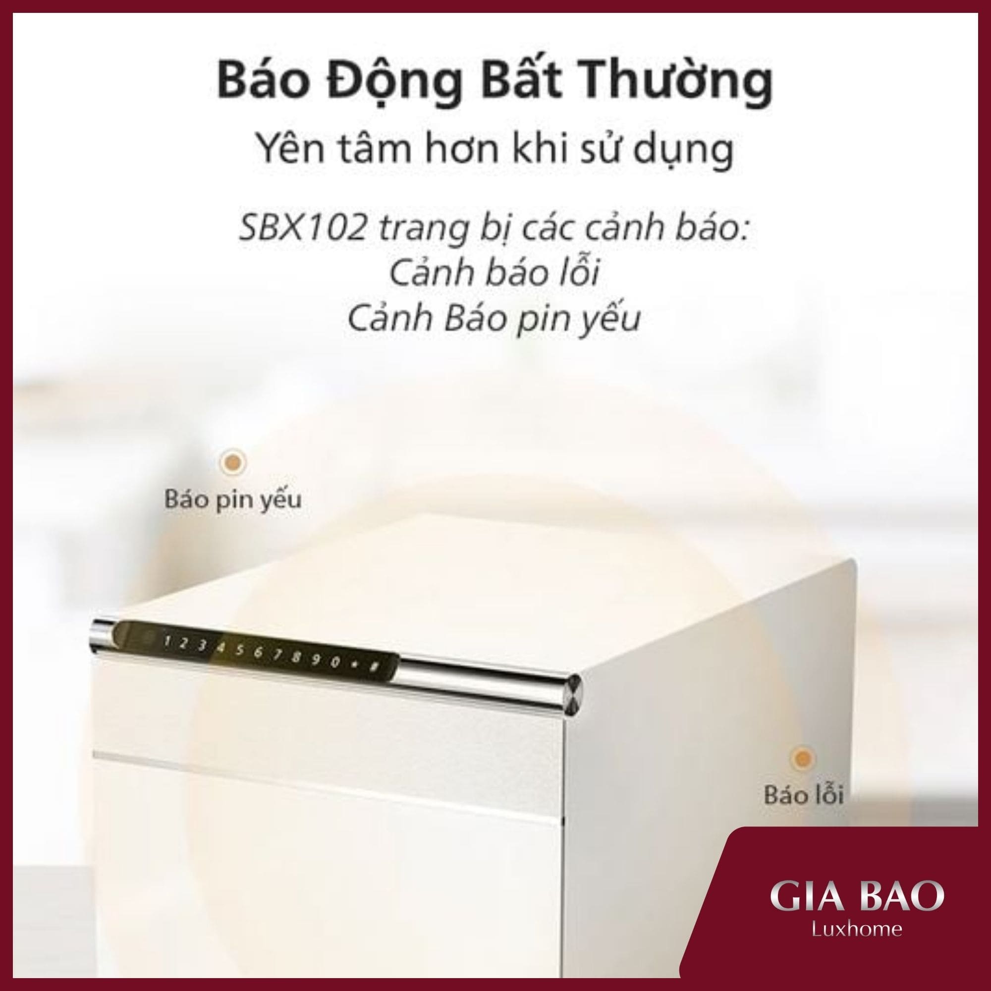 Két Philips SBX102 tự động cảnh báo