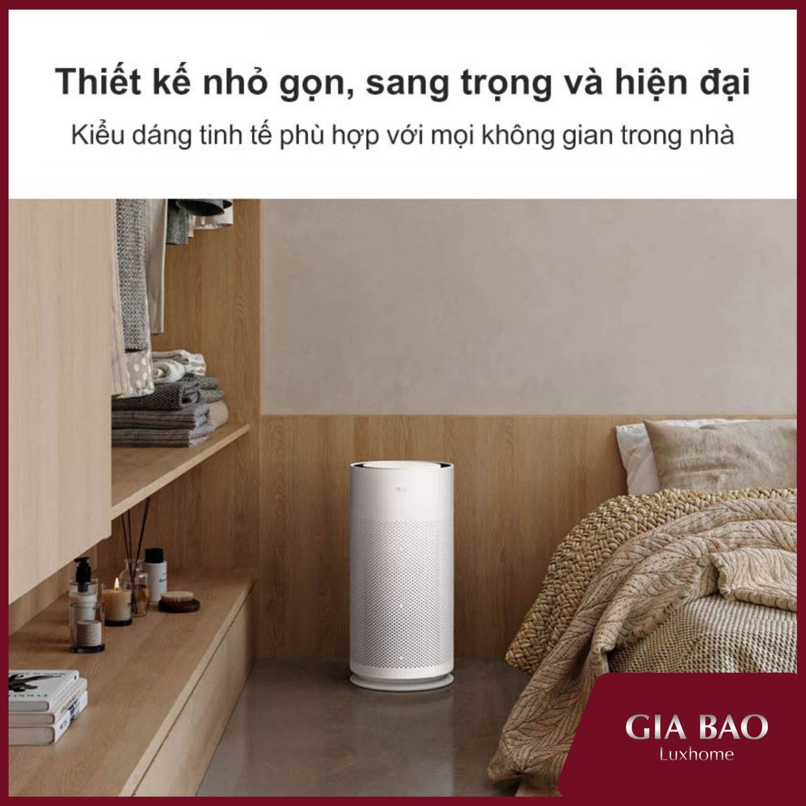 Thiết kế tinh tế, nhỏ gọn