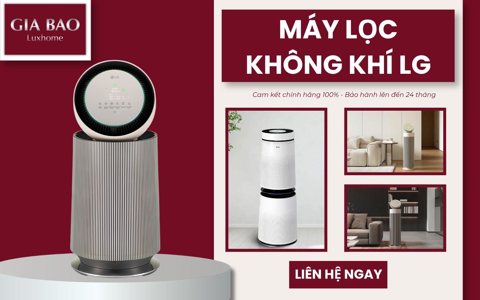 Gia Bảo Luxhome - Nhà phân phối máy lọc không khí LG hàng đầu tại Việt Nam