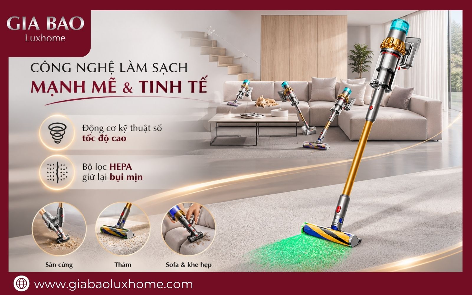 Tổng quan về máy hút bụi Dyson