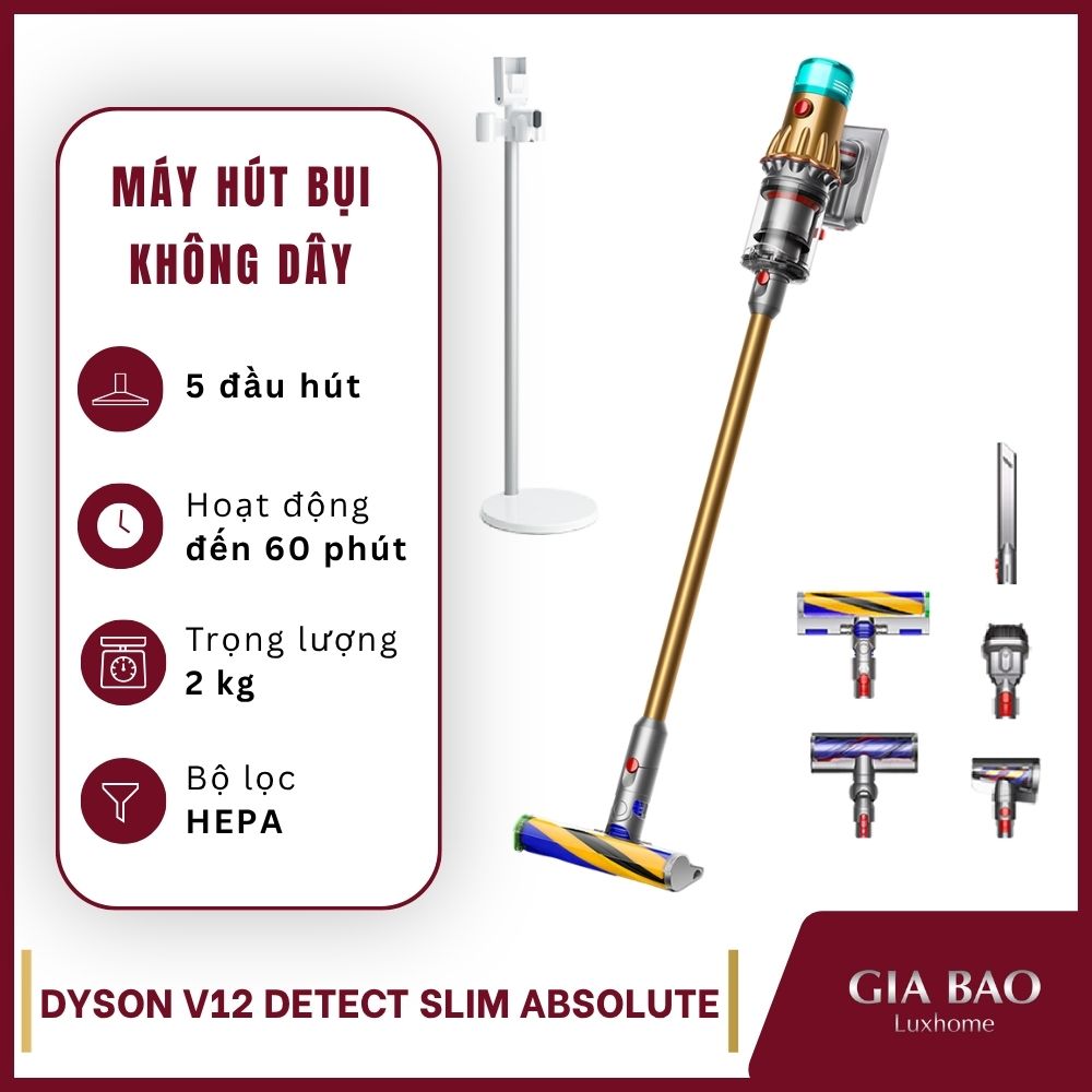 Máy hút bụi Dyson V12 Detect Slim Absolute