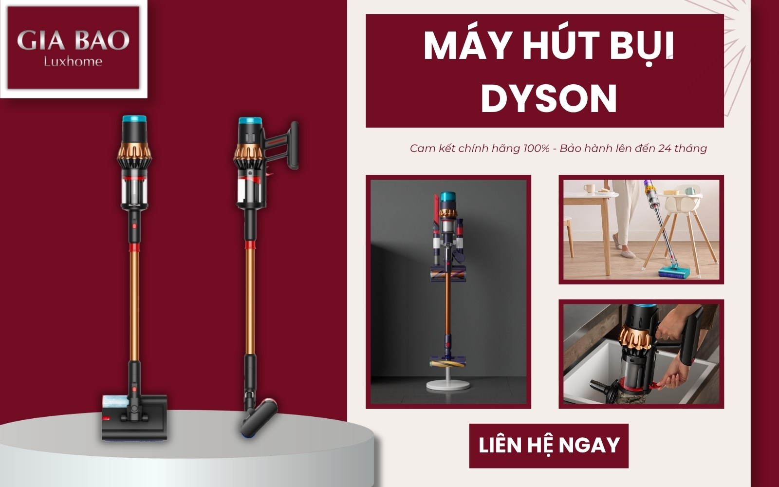 Mua máy hút bụi Dyson tại Gia Bảo Luxhome ngay 