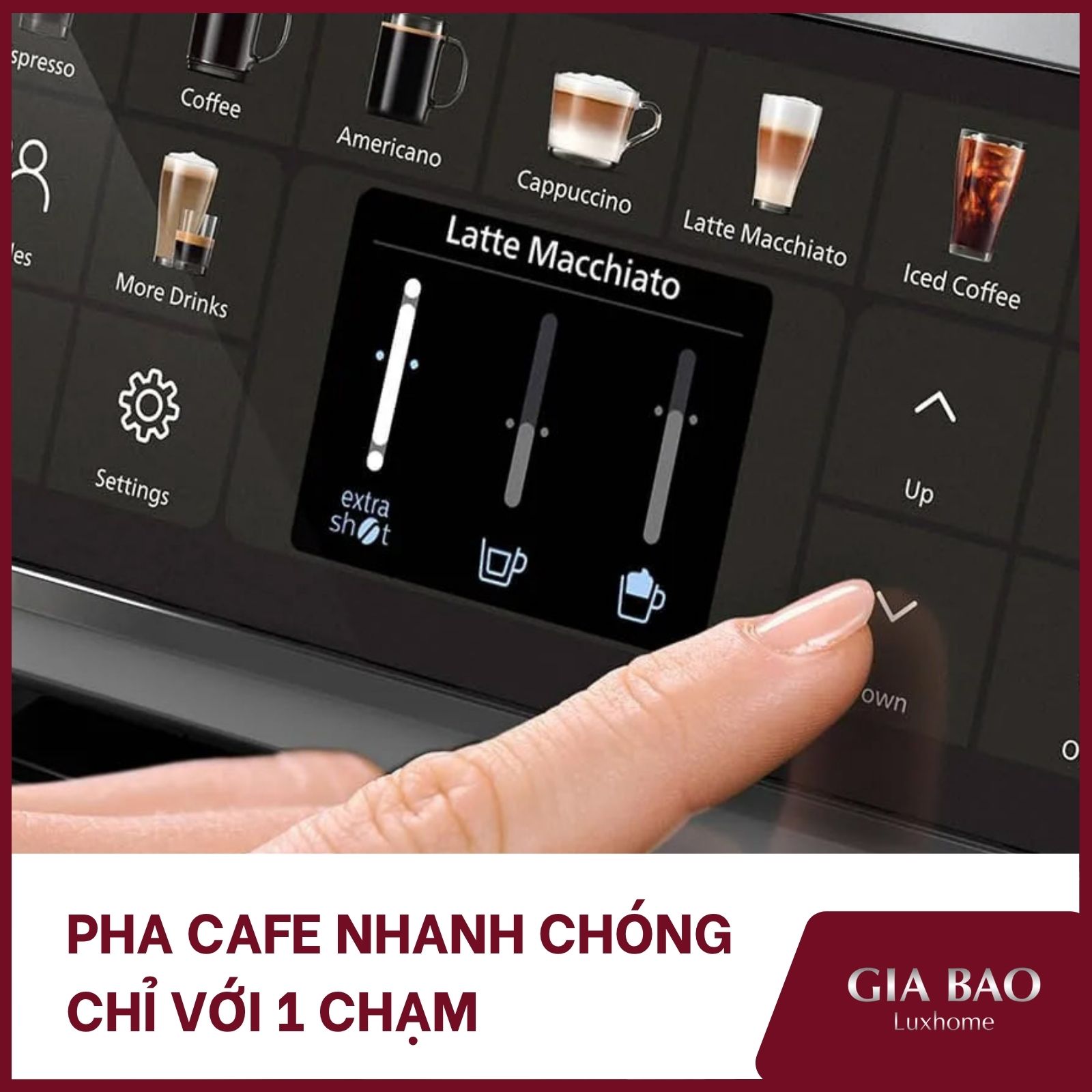 Công nghệ pha cà phê tự động tiện lợi 
