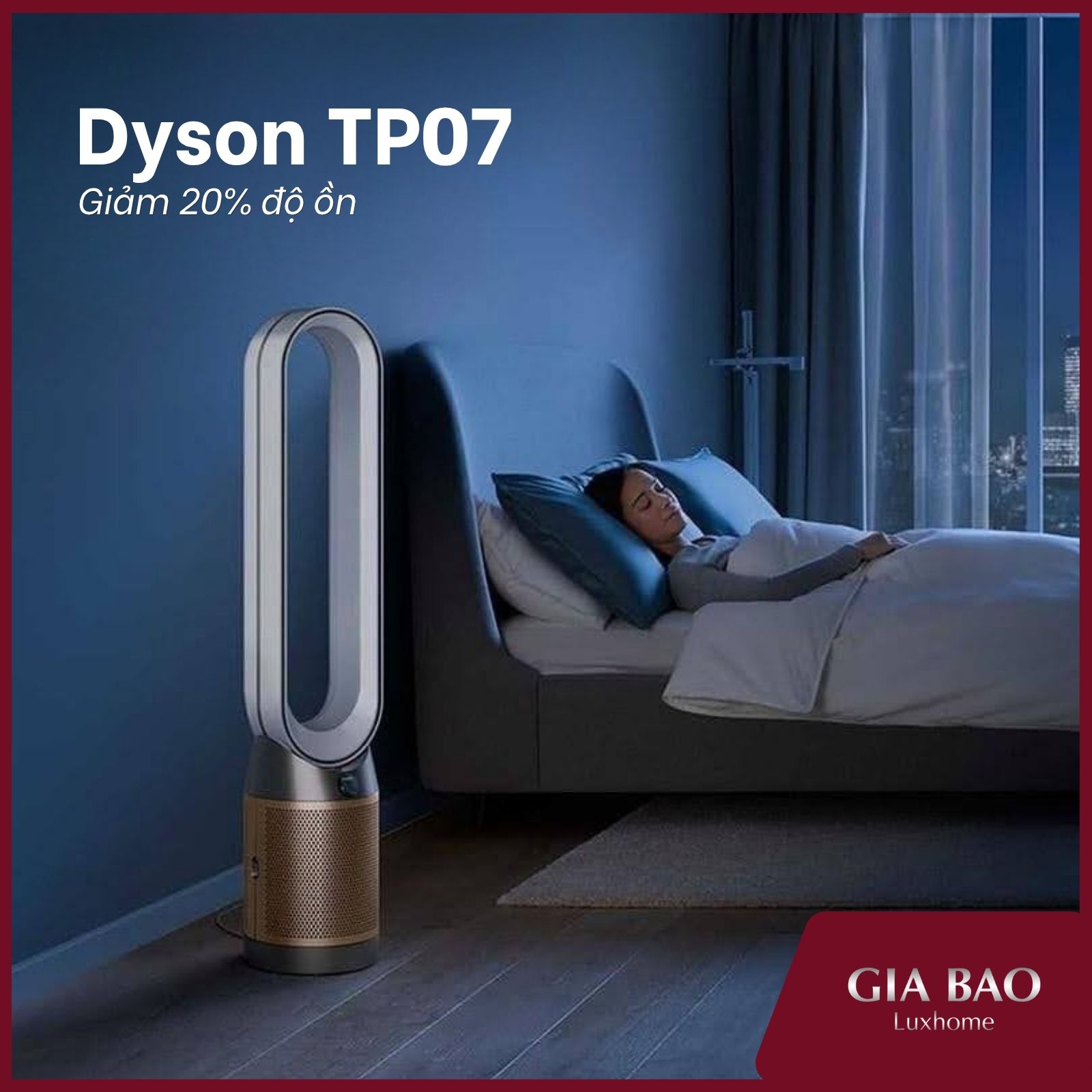 Dyson TP07 – Quạt không cánh + Lọc không khí