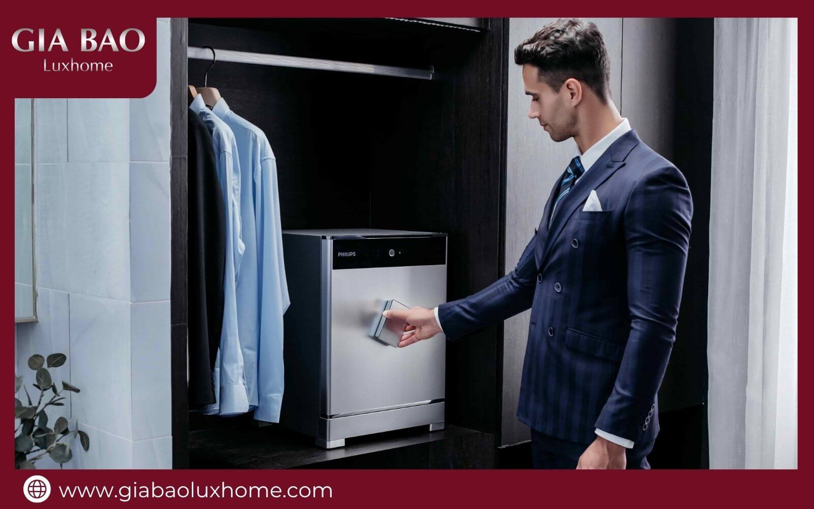 Có nên để két sắt trong tủ quần áo hay không