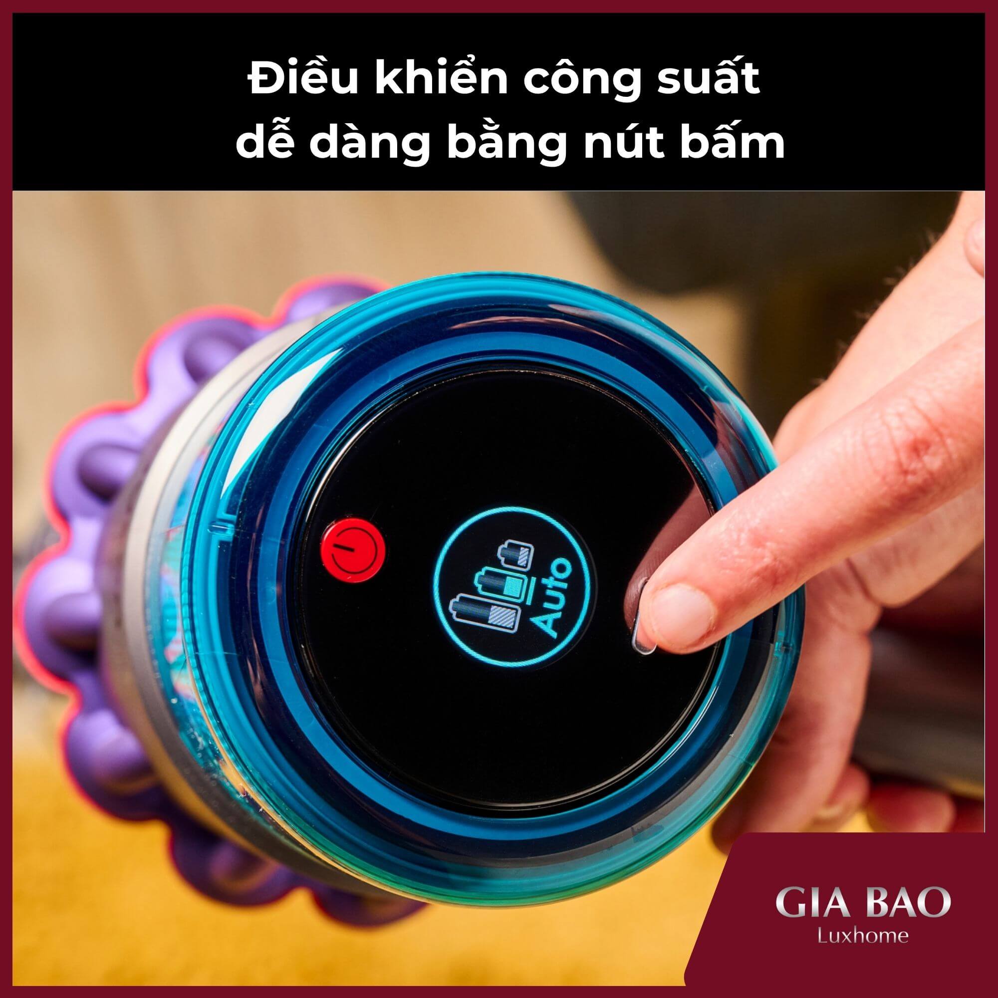 máy hút bụi Dyson Gen5 Detect điều khiển công suất