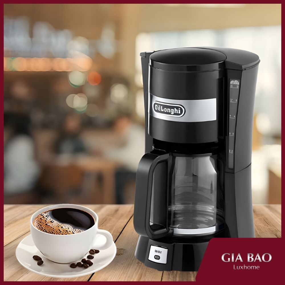 Máy pha cà phê Delonghi drip cho vị cà phê nhẹ nhàng dễ uống Máy pha cà phê nhỏ giọt (Drip) Delonghi