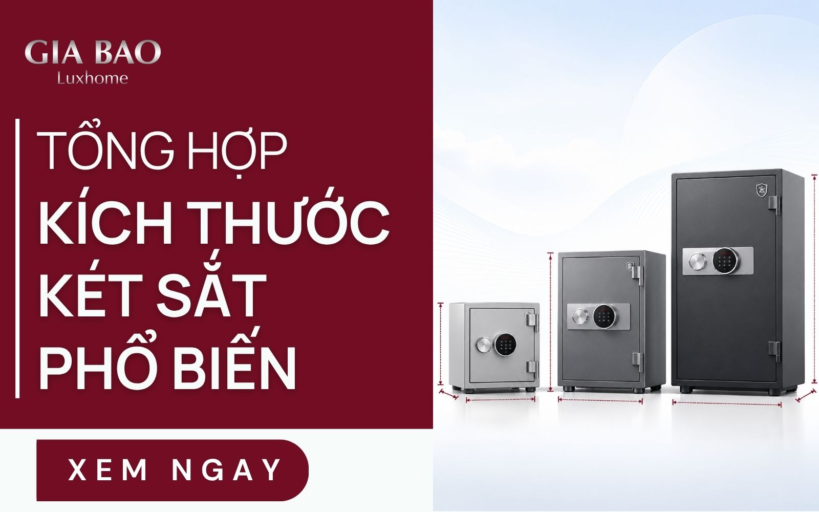 kích thước két sắt