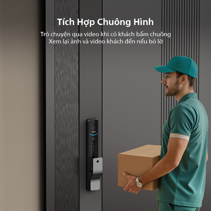 khoá cửa Philips nhận diện tĩnh mạch