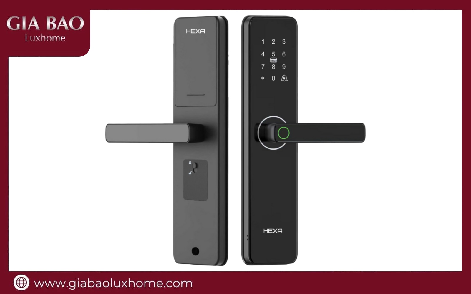 Khóa cửa thông minh Hexa HX12