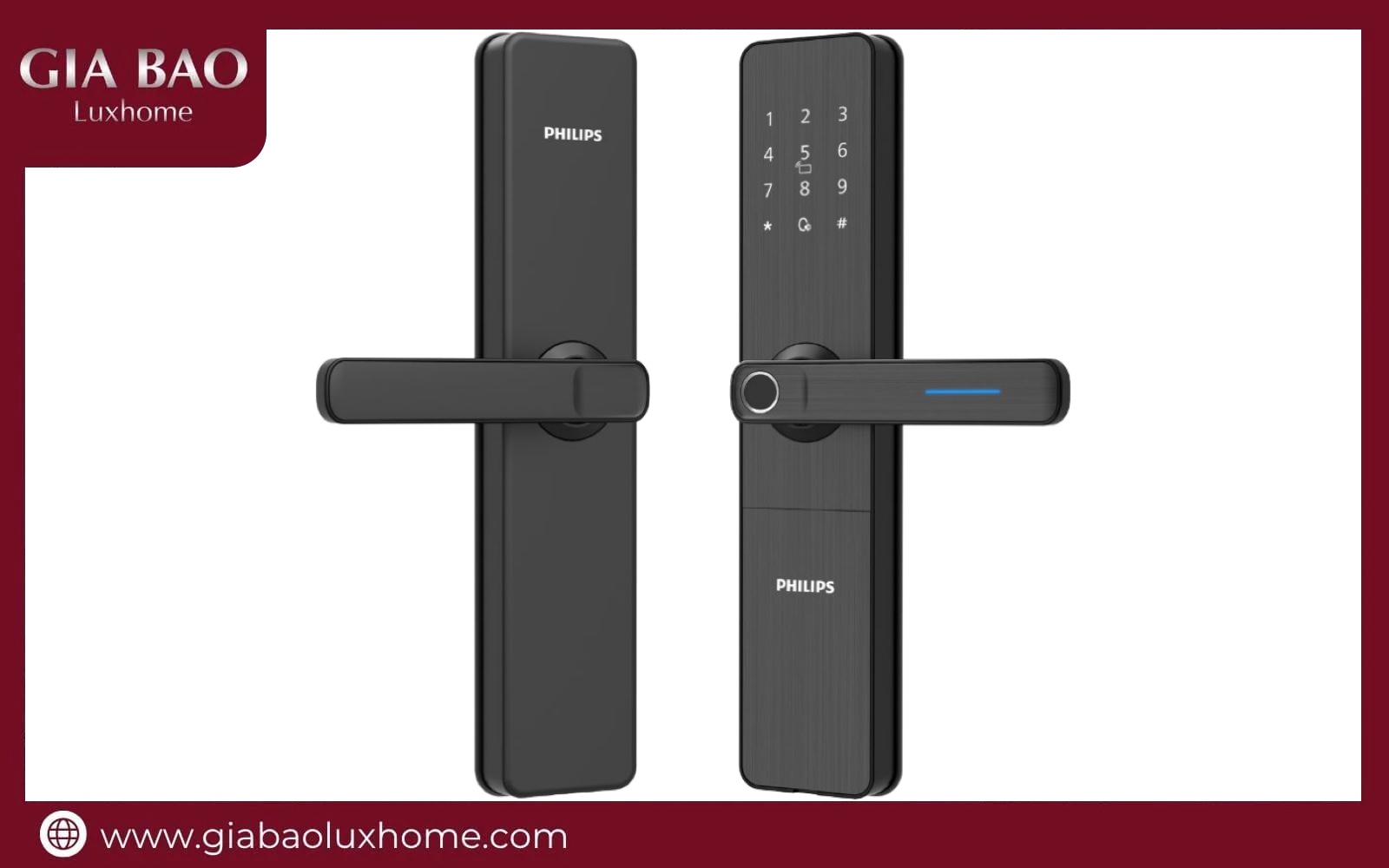 Khóa cửa thông minh Philips DDL609-5HS