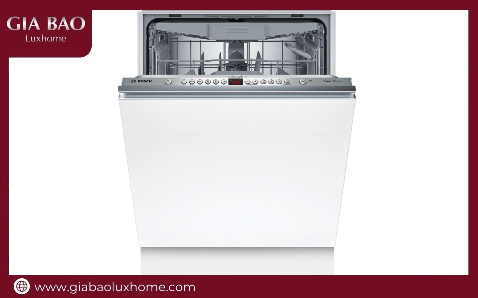 Máy rửa bát âm tủ Bosch SMV46KX55E