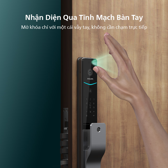 khoá cửa Philips nhận diện khuôn mặt 3D