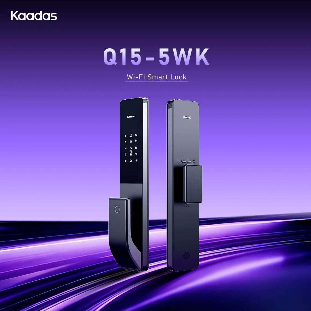 Khoá cửa vân tay Kaadas Q15-5WK - Kết nối wifi – ảnh 2