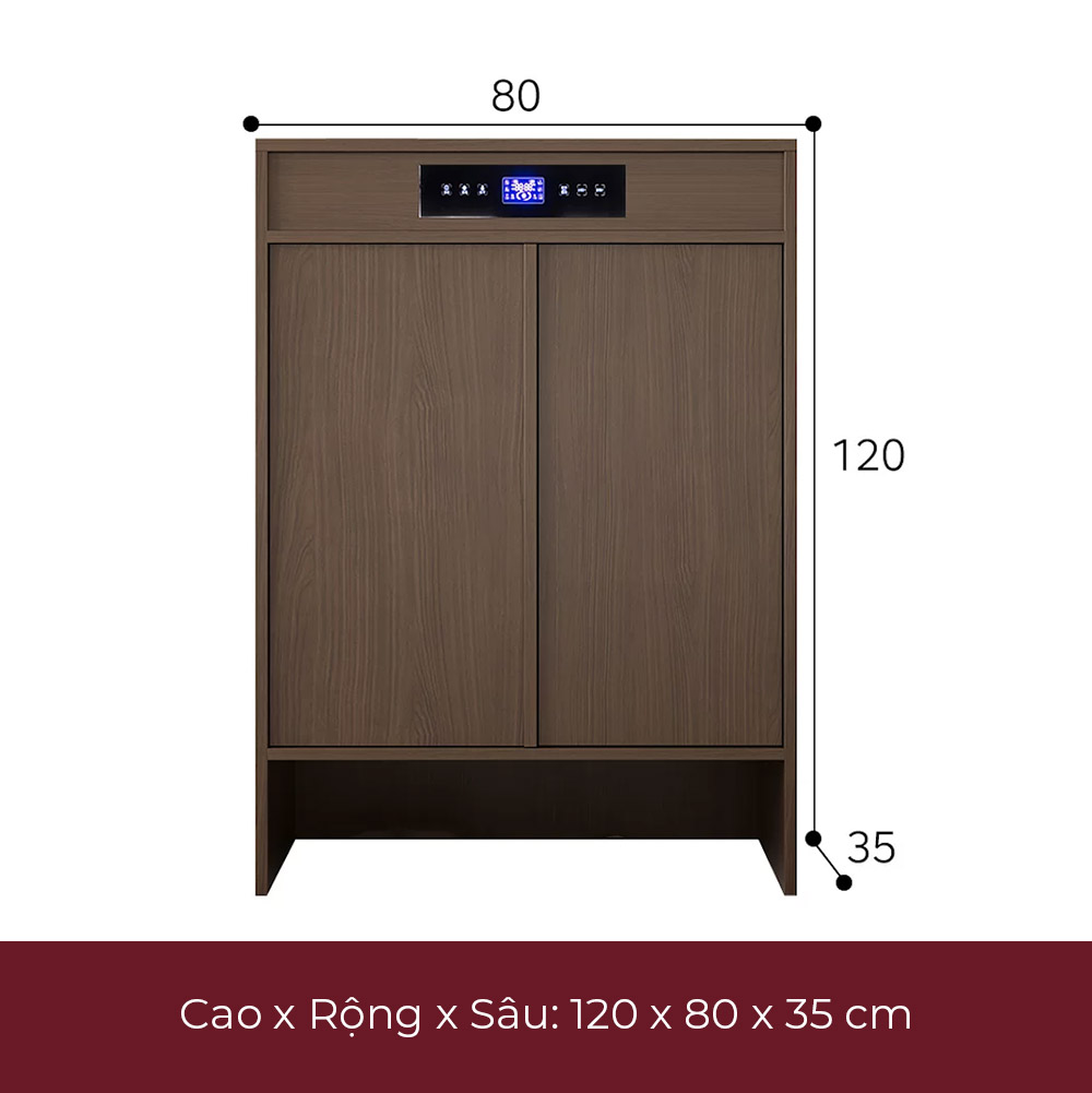 Tủ giày thông minh khử mùi sấy khô GB11 - ảnh 3