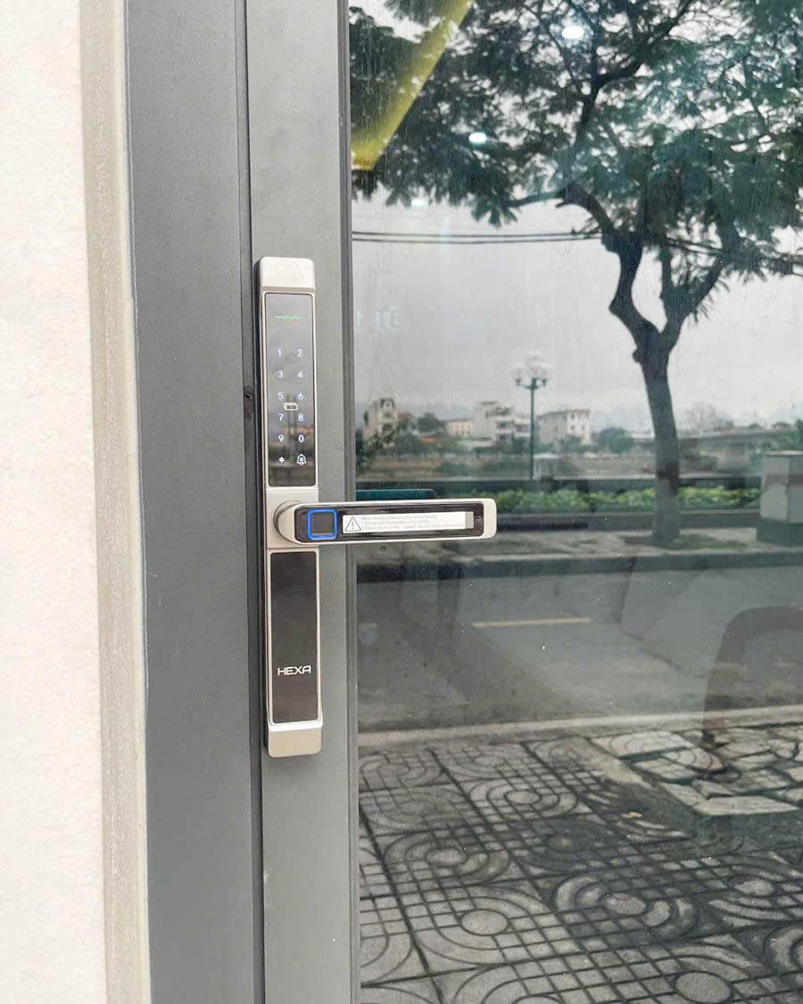 Khoá cửa thông minh Hexa A100 cho cửa nhôm - ảnh 4