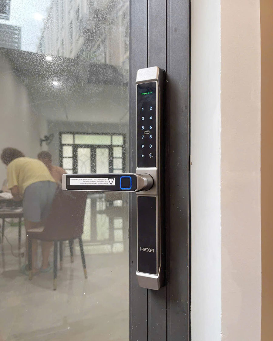Khoá cửa thông minh Hexa A100 cho cửa nhôm - ảnh 7