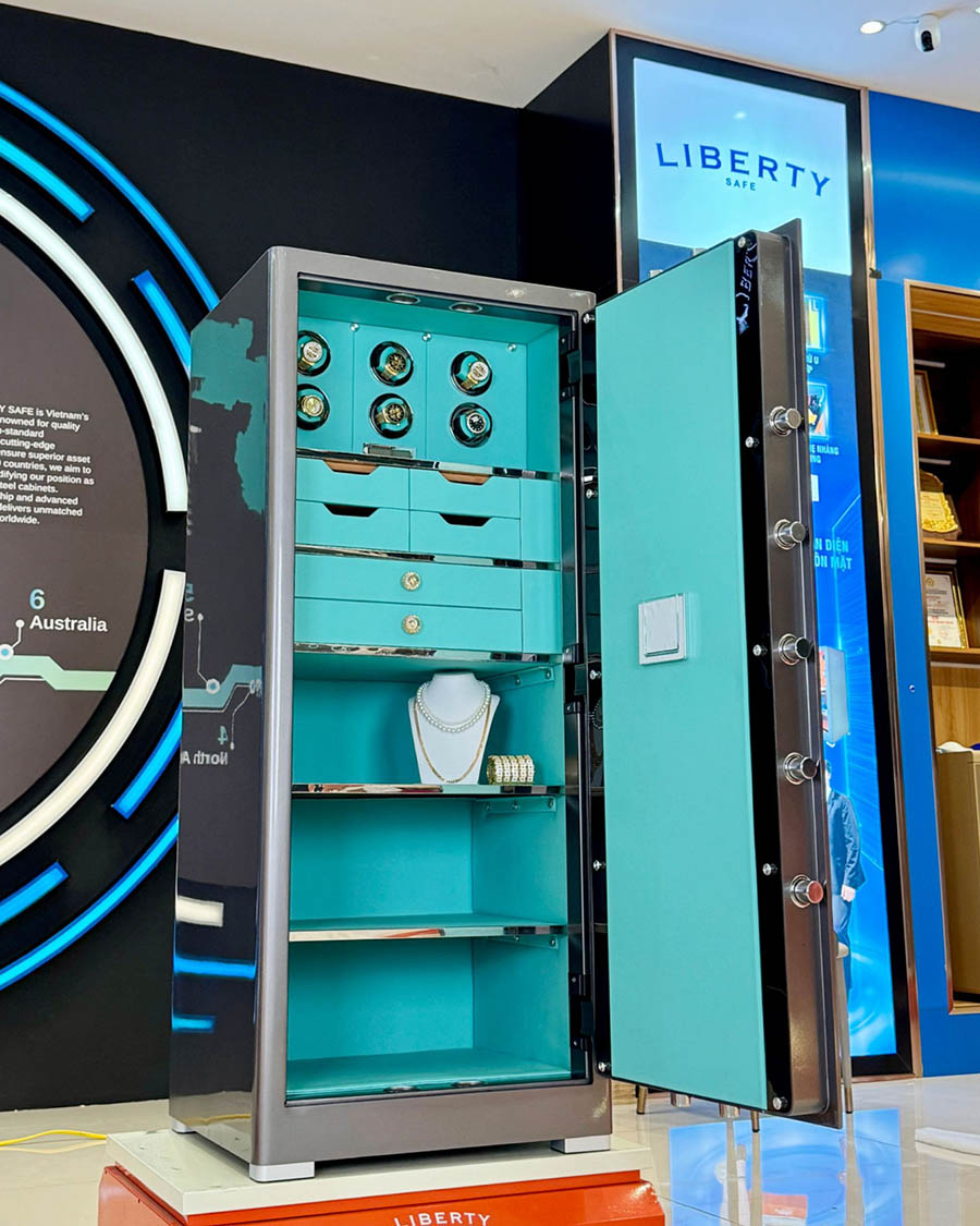 Két sắt Liberty LB1500 Pro Special Edition - Phiên bản 6 đồng hồ - ảnh 9