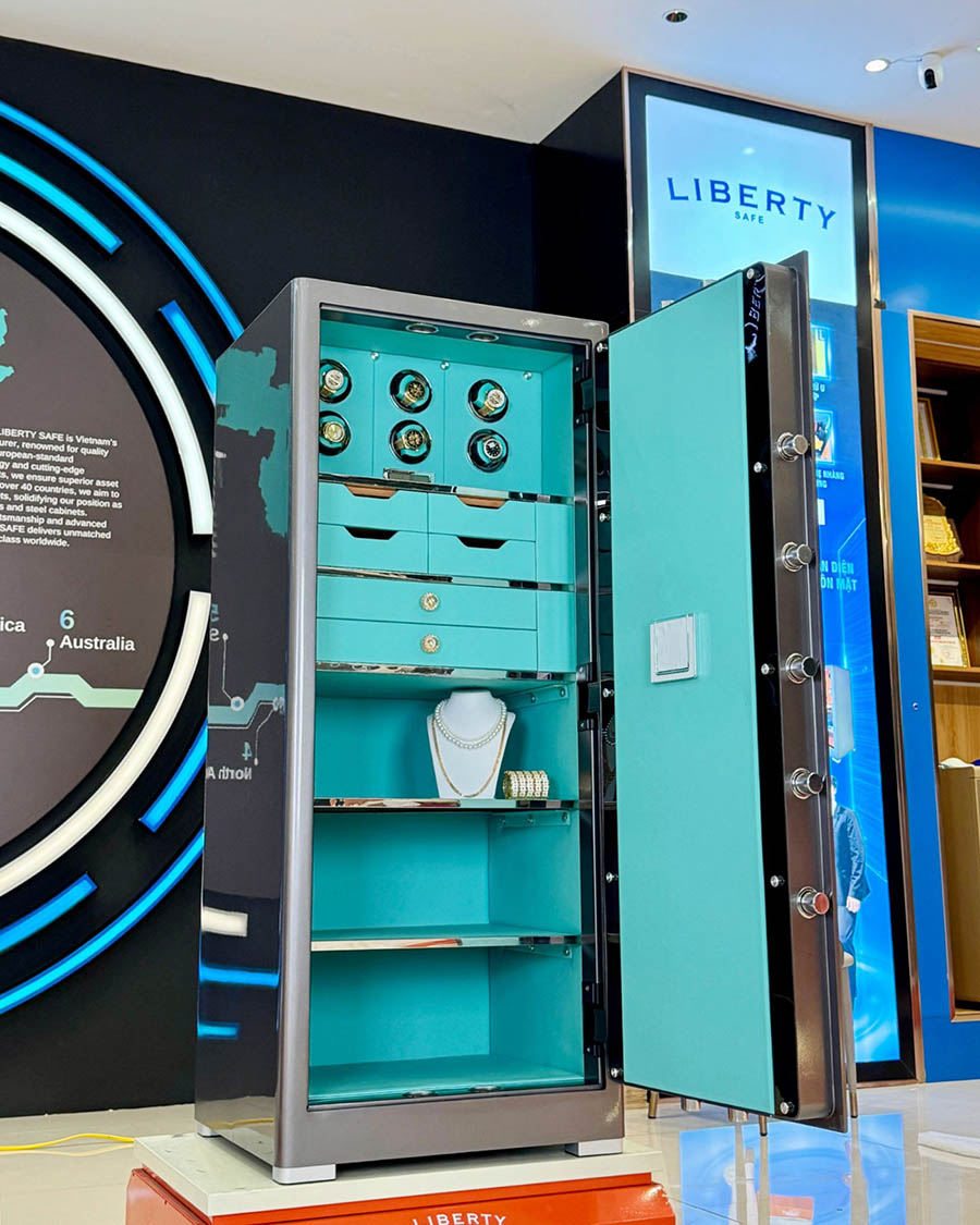 Két sắt Liberty LB1500 Pro Special Edition - Phiên bản 6 đồng hồ - ảnh 8