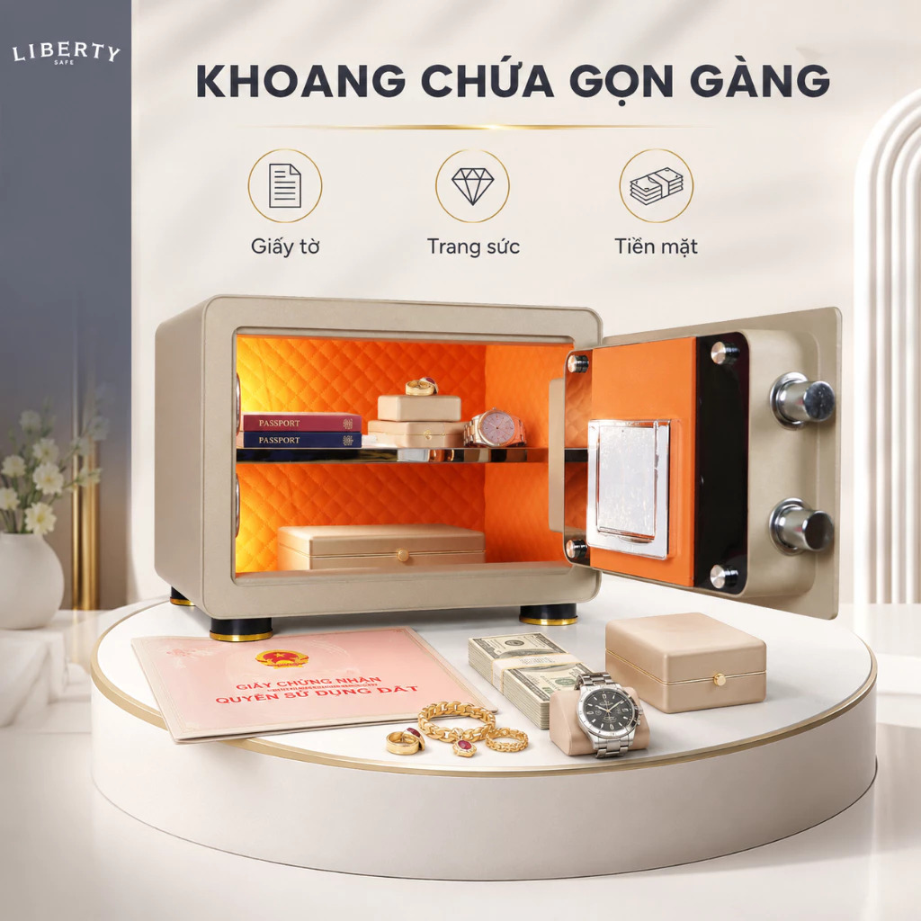 Két sắt mini Liberty LB30S 16kg – ảnh 3