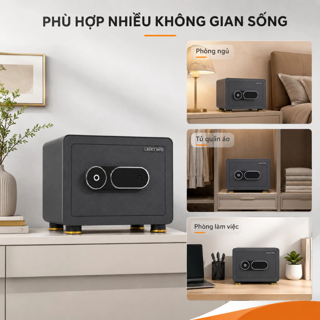Két sắt mini Liberty LB30S 16kg – ảnh 4