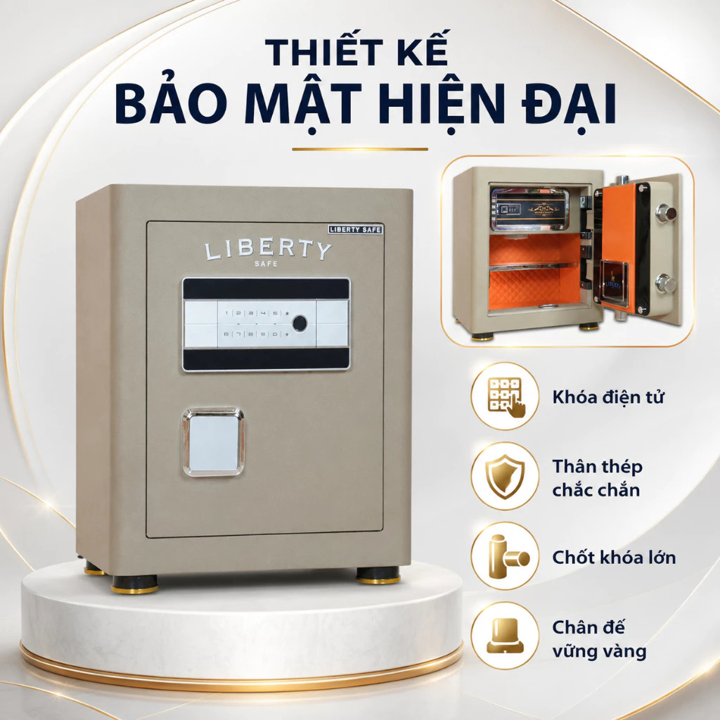 Két sắt thông minh Liberty Safe LB45S 38kg