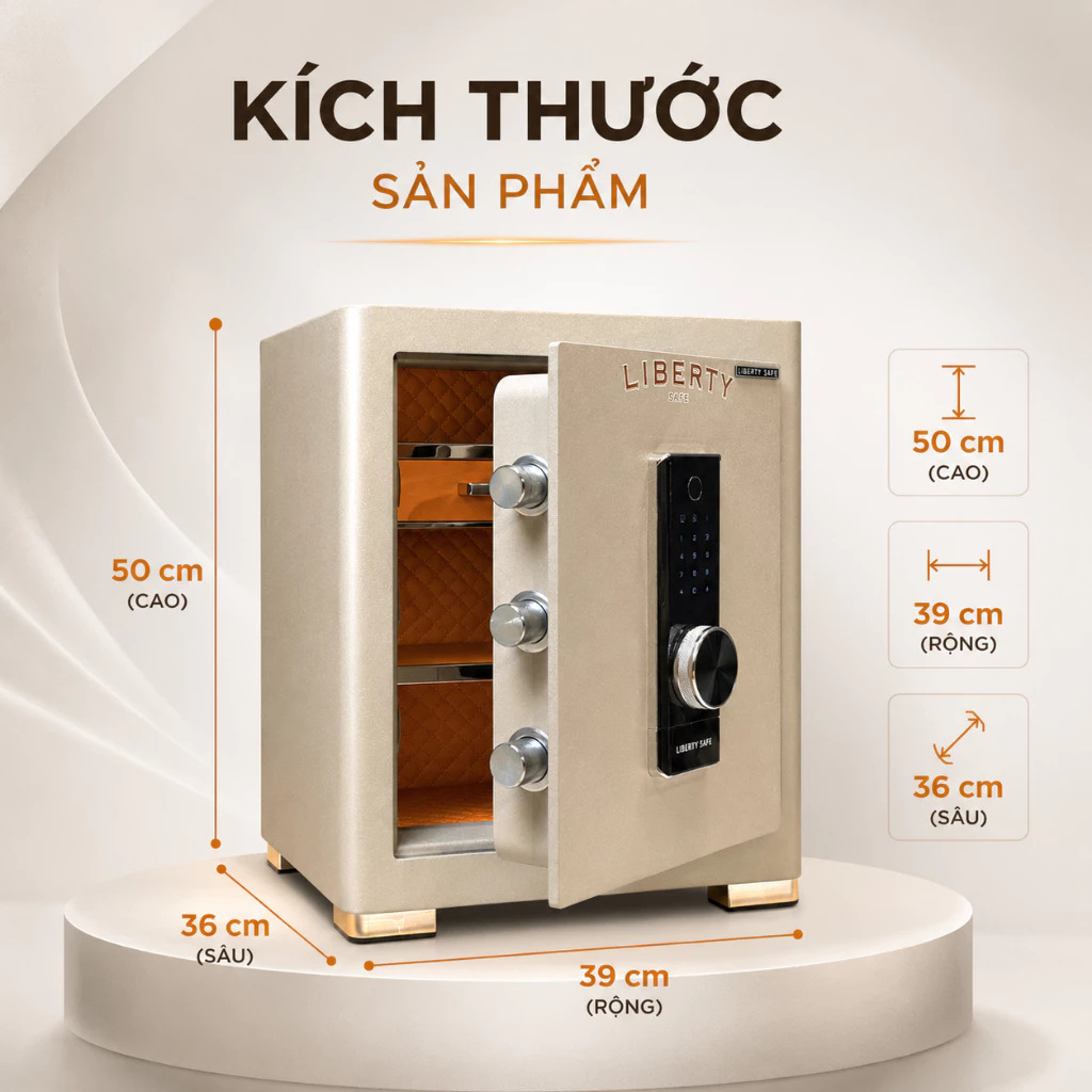 Két sắt thông minh Liberty LB50 Pro – ảnh 2