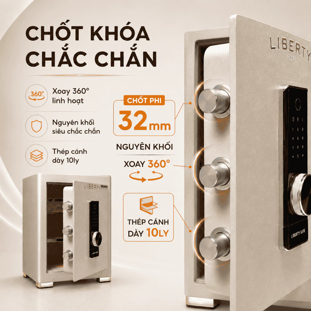 Két sắt thông minh Liberty LB50 Pro