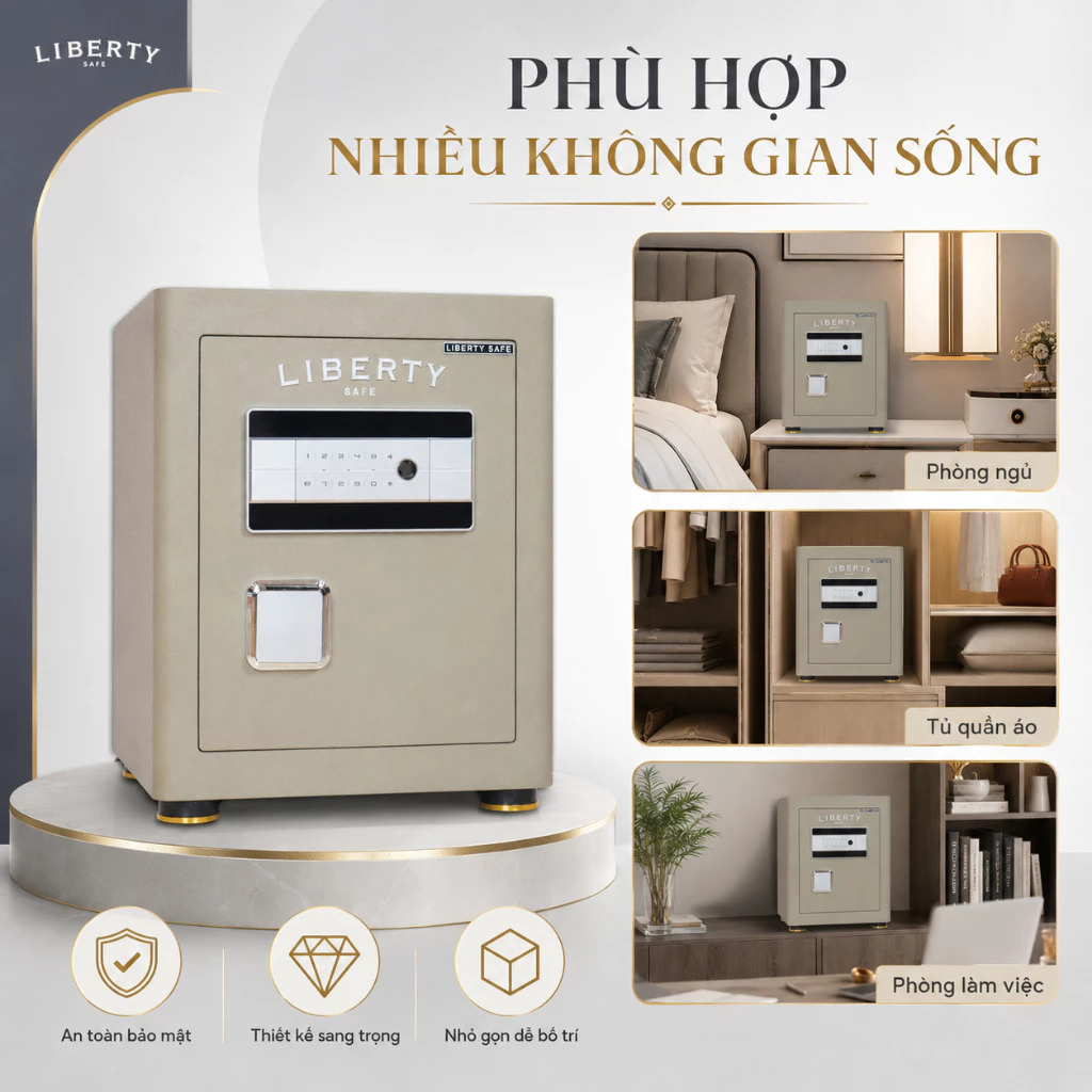Két sắt thông minh Liberty LB50S – ảnh 4