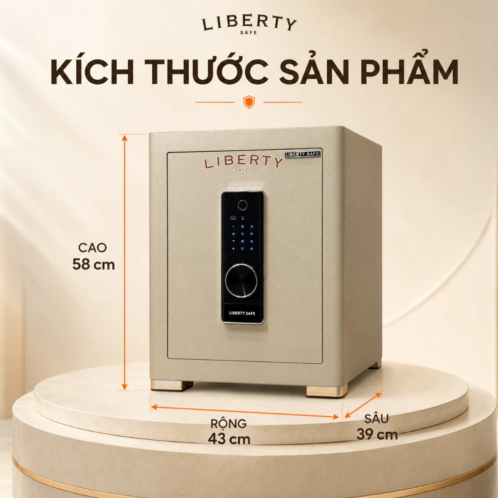 Két sắt thông minh Liberty LB58 Pro – ảnh 2