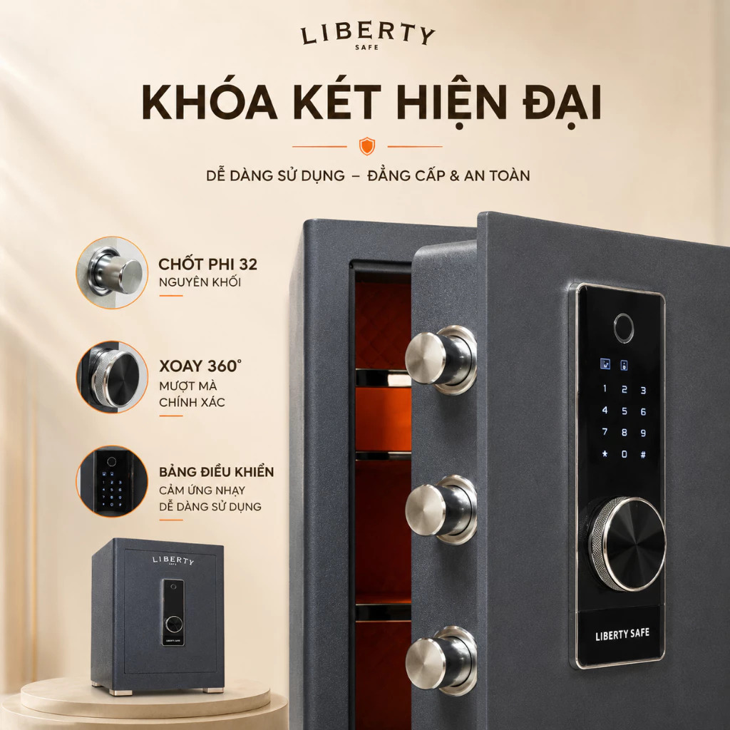 Két sắt thông minh Liberty LB58 Pro