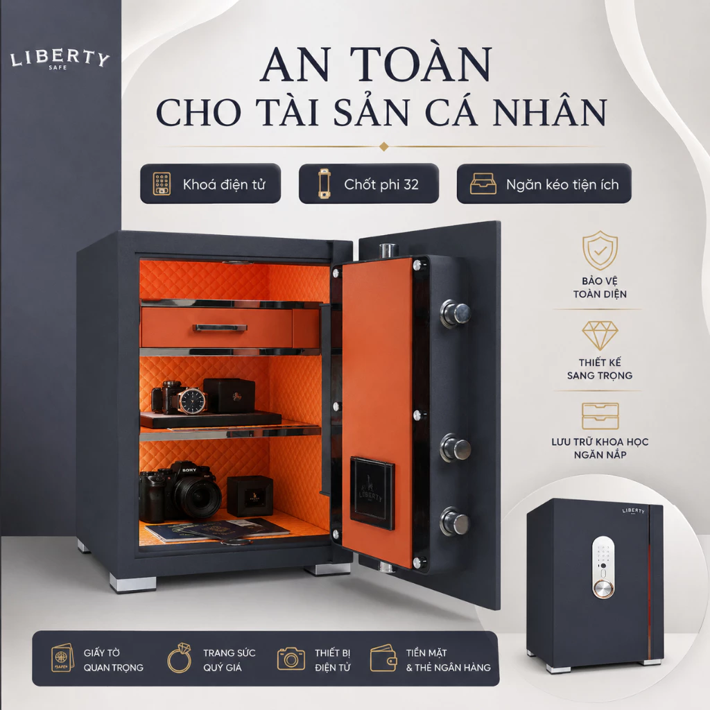 Két sắt thông minh Liberty LB79 S10 Pro 105kg