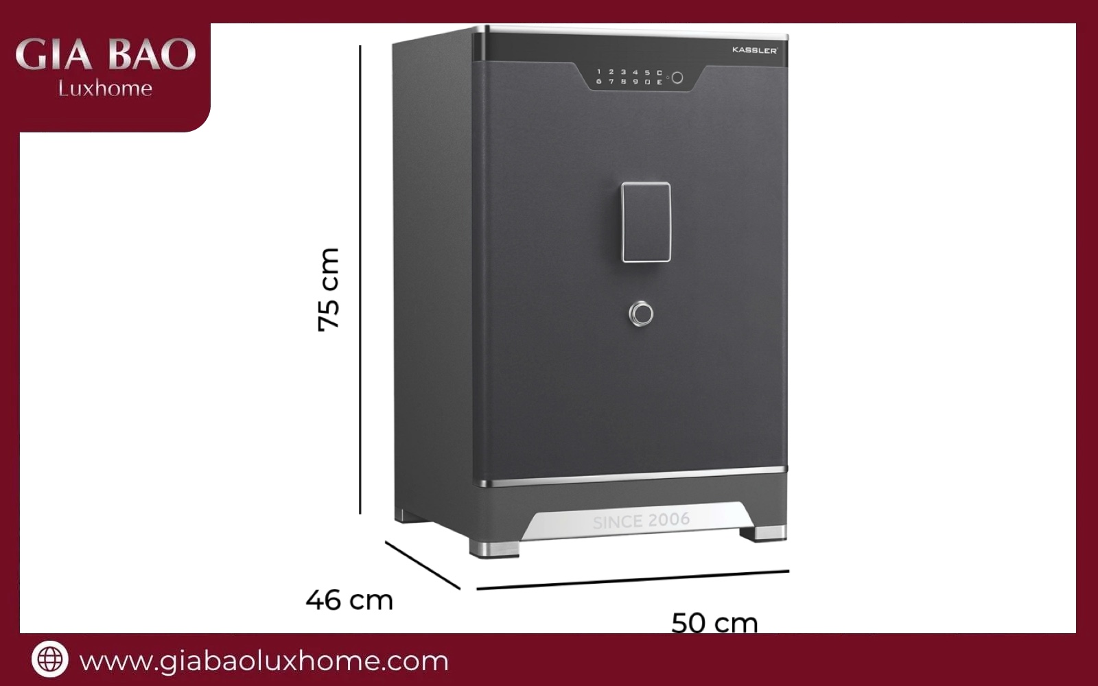 Két sắt thông minh Kassler KL-75LS6