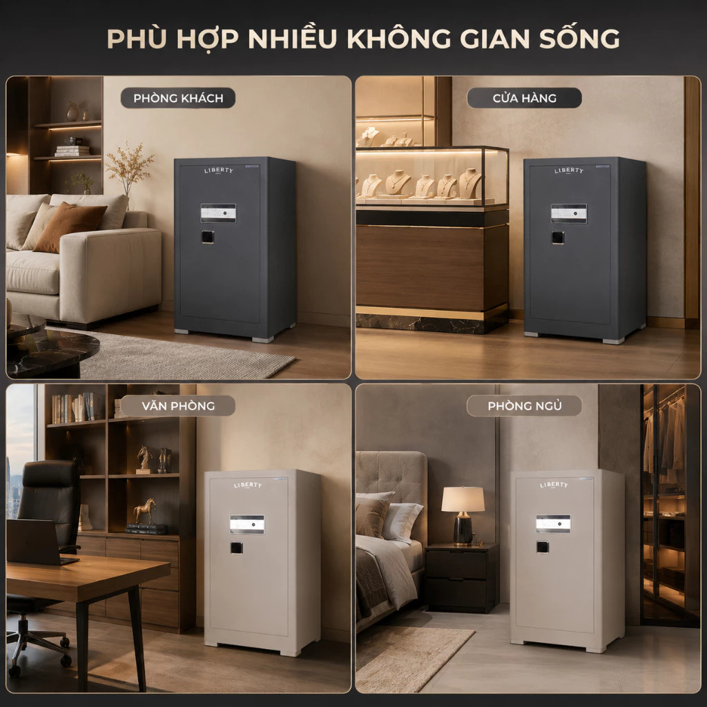 Két sắt thông minh Liberty LB1000S 130kg – ảnh 4