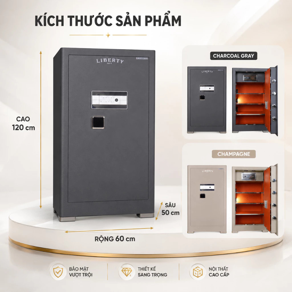 Két sắt thông minh Liberty LB1200S 164kg – ảnh 4