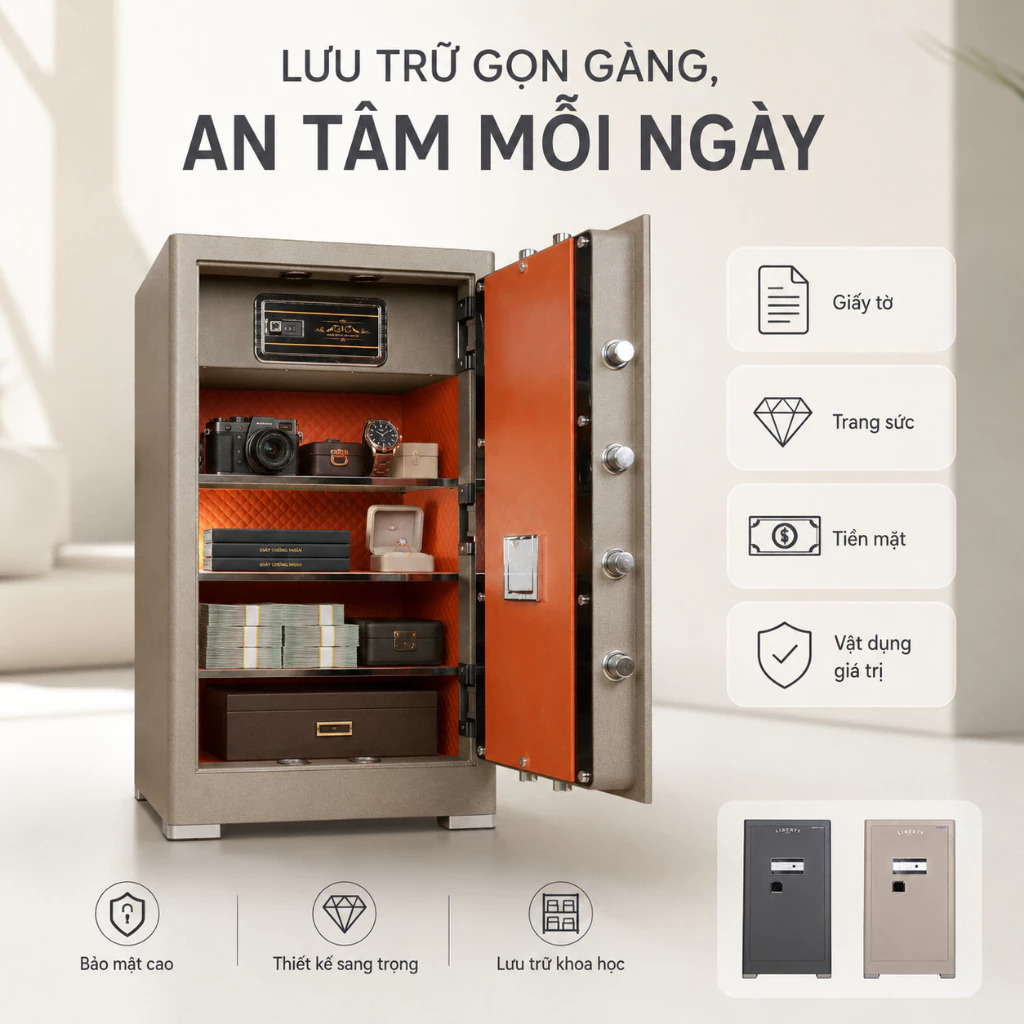 Két sắt thông minh Liberty LB1200S 164kg – ảnh 2