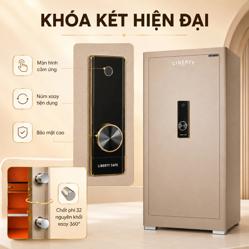 Két sắt thông minh Liberty LB1500 Pro 300kg