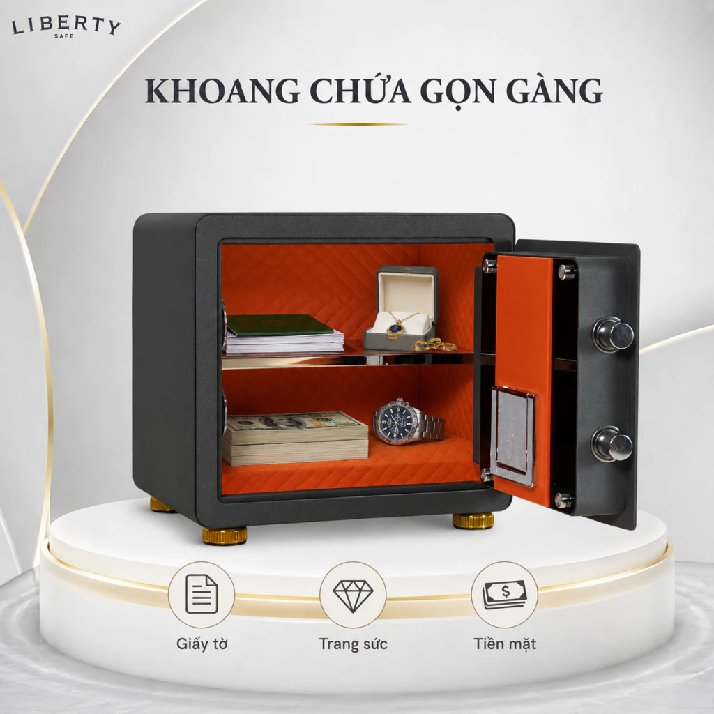 Két sắt điện tử mini Liberty LB39S 22kg – ảnh 3