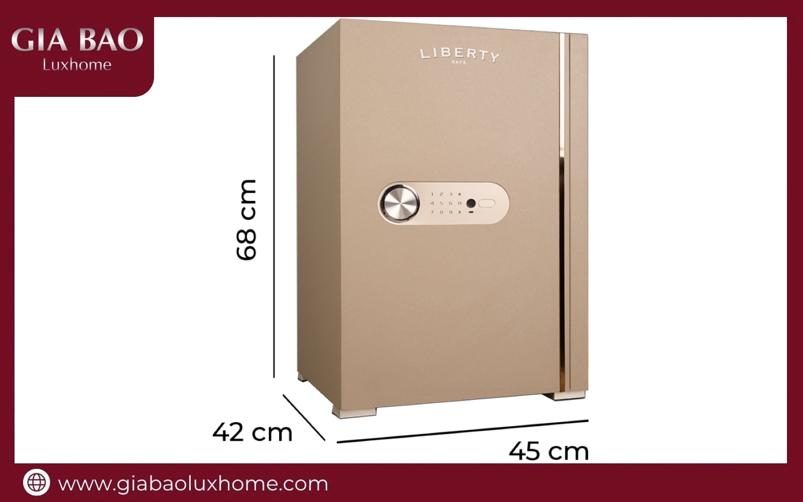 Két sắt thông minh Liberty LB68 S9 Pro