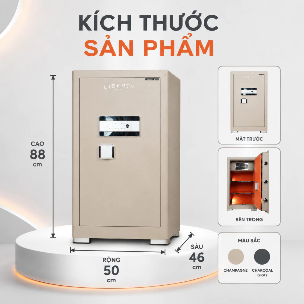 Két sắt thông minh Liberty LB88S 105kg – ảnh 3