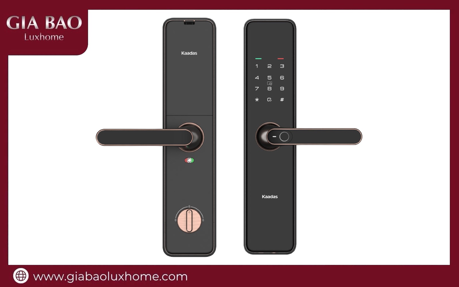 Khoá cửa thông minh Kaadas S500-5W kết nối app