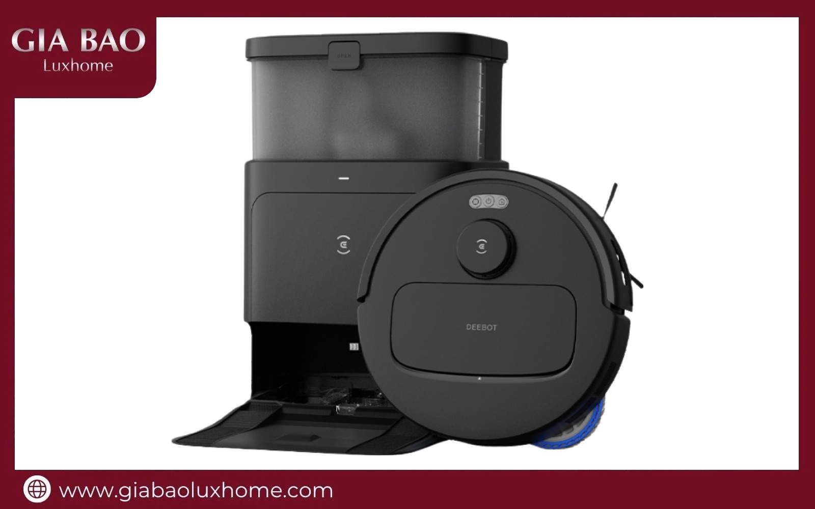 Robot hút bụi lau nhà Ecovacs Deebot N30 Pro Omni
