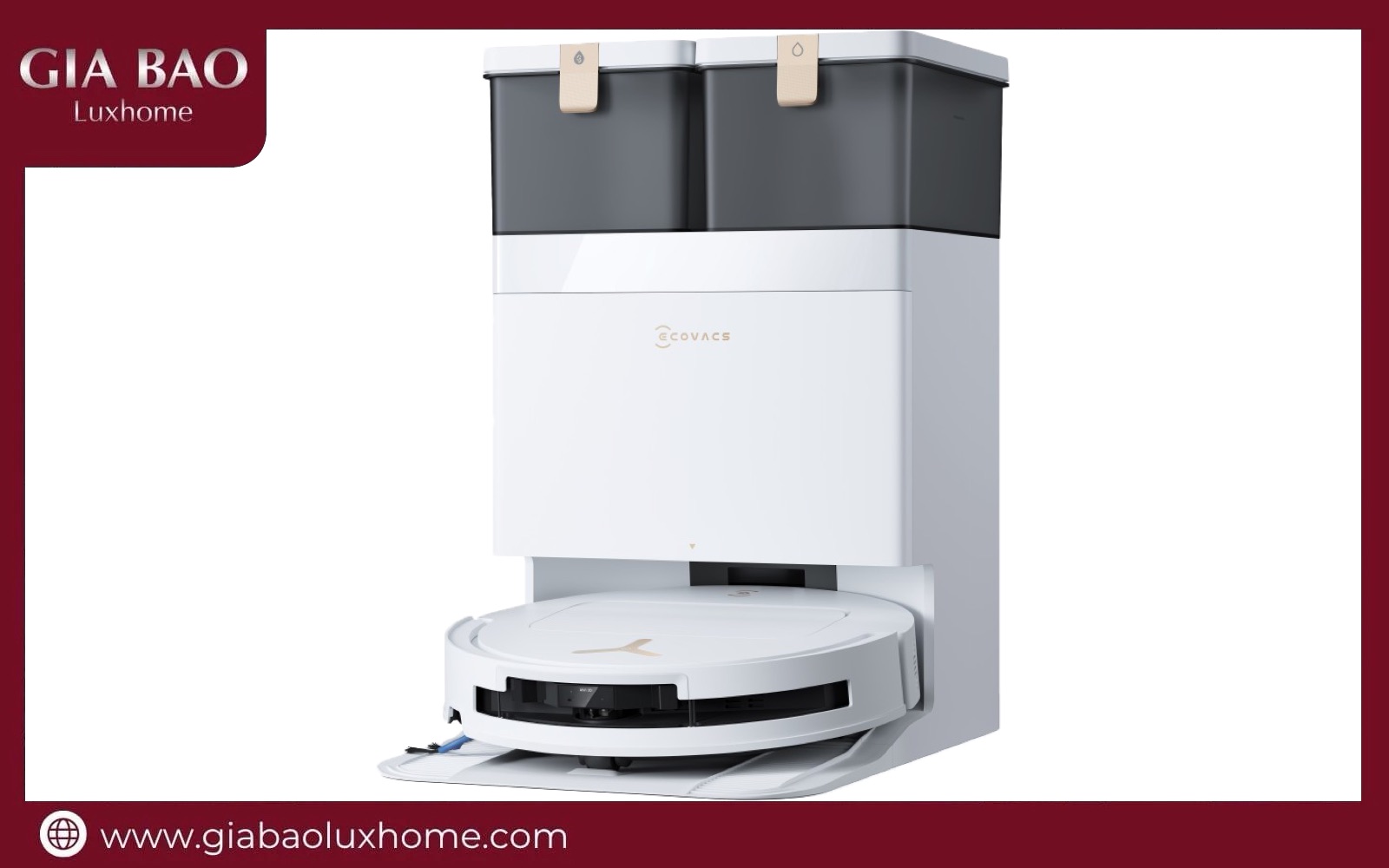 Robot hút bụi lau nhà Ecovacs Deebot T50 Pro Omni Gen3