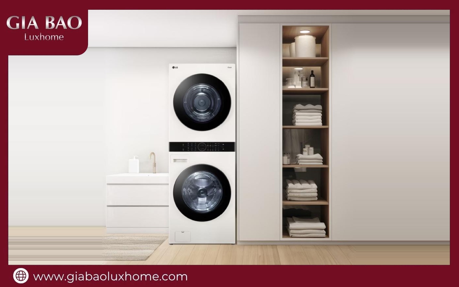 Tháp giặt sấy LG WashTower WT1410NHE