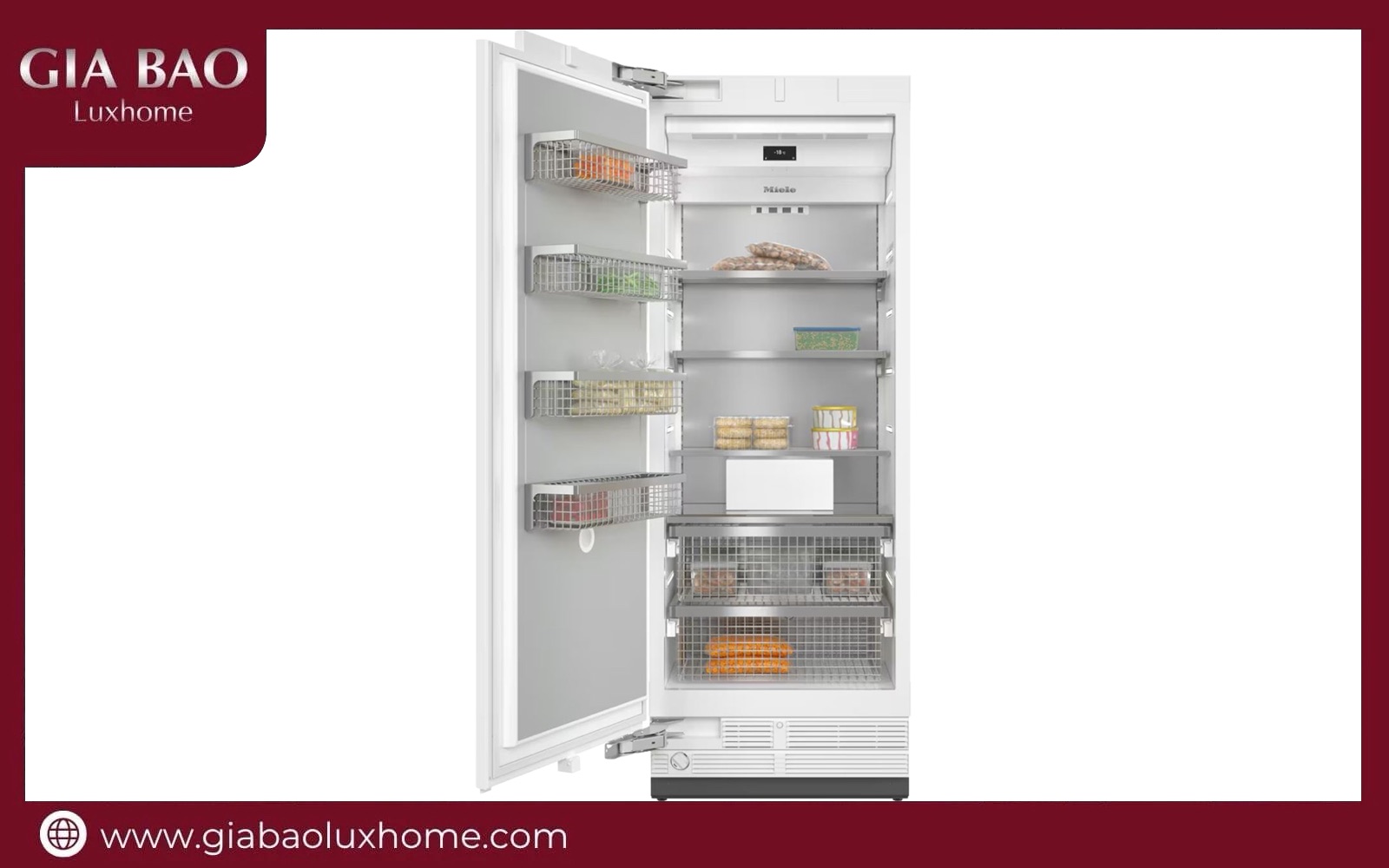 Tủ đông âm tủ Miele F 2813 Vi MasterCool