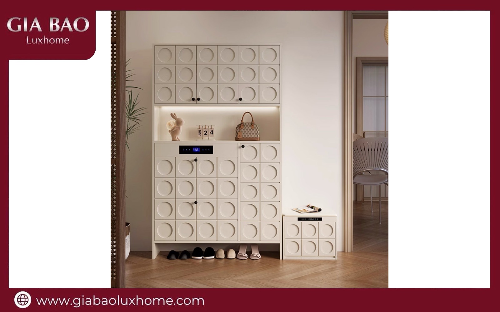 Tủ giày thông minh khử mùi sấy khô GB07